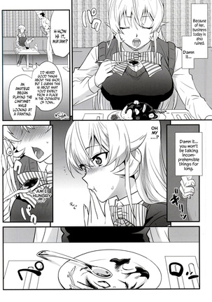 Erina-sama ni Tokusei Kuroi Curry o Gochisou shita Kekka | The Result of Serving Erina-sama My Special Black Curry - Page 3