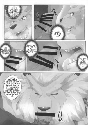 For the Lion-Man Type Electric Life Form to Overturn Fate - Leomon Doujin