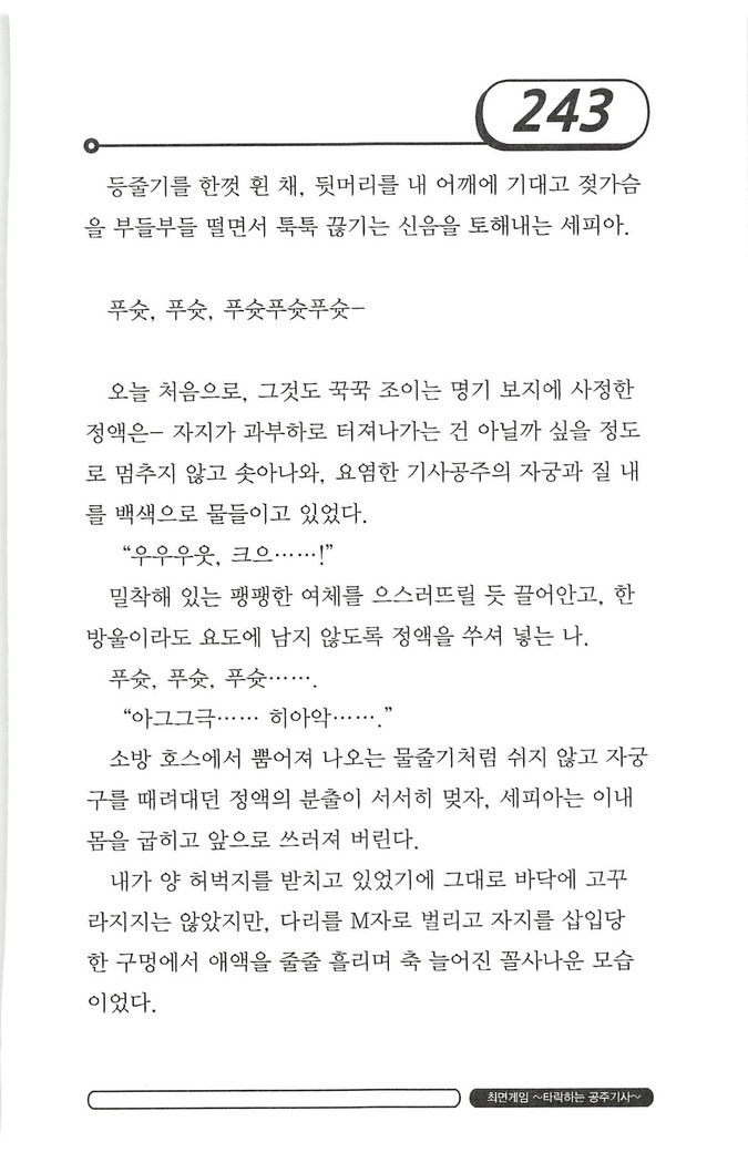 최면게임 - 타락하는 공주기사