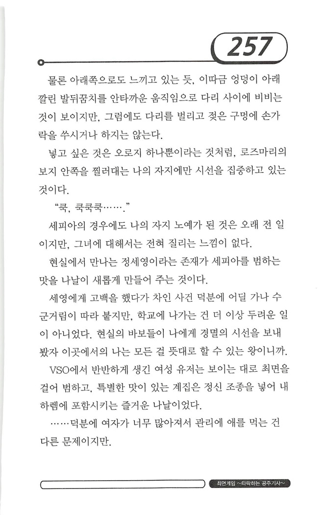 최면게임 - 타락하는 공주기사