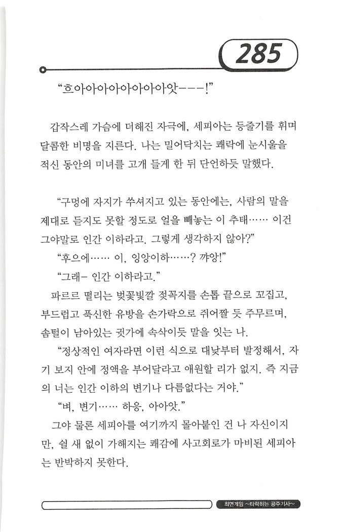 최면게임 - 타락하는 공주기사