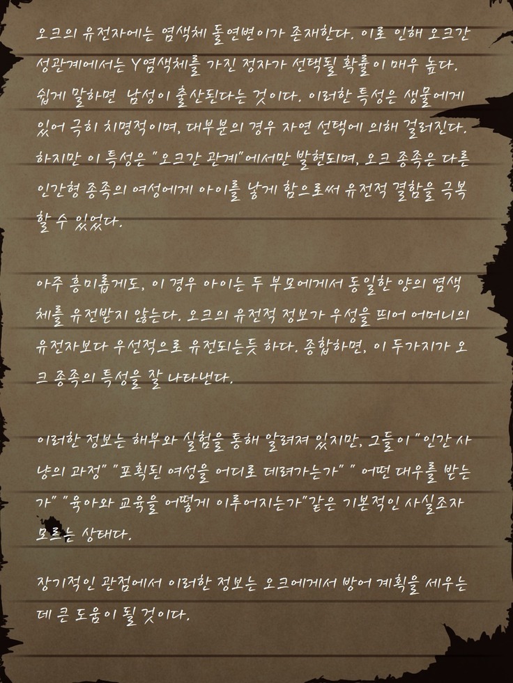 Sage Lavinia's Last Note ~ In the ruin of orc fort ~