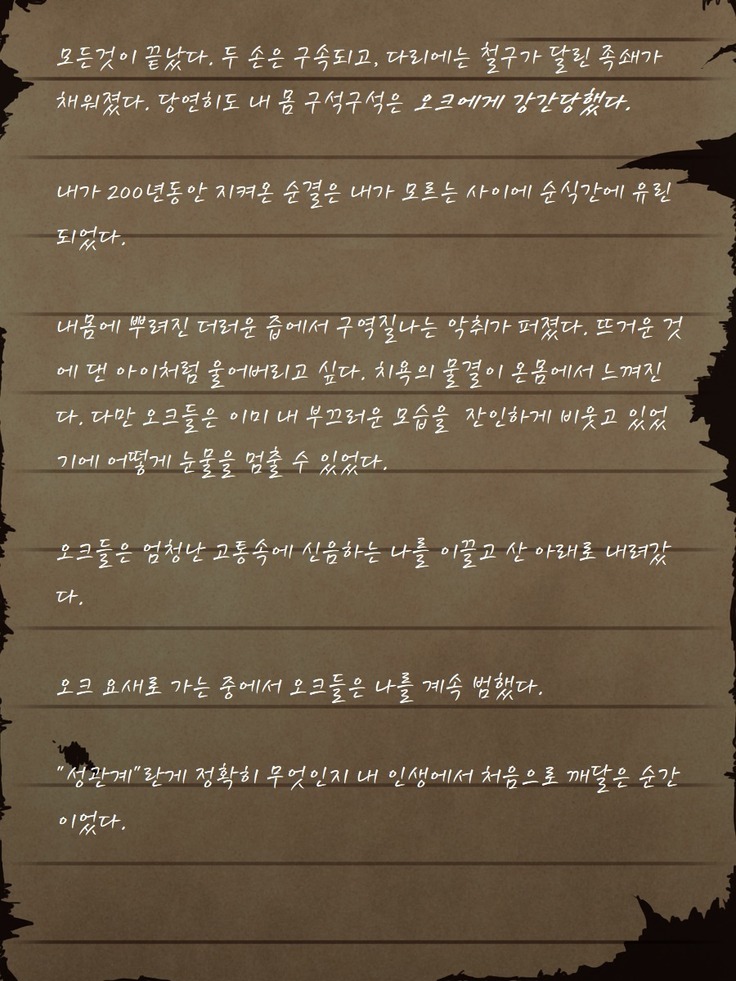 Sage Lavinia's Last Note ~ In the ruin of orc fort ~
