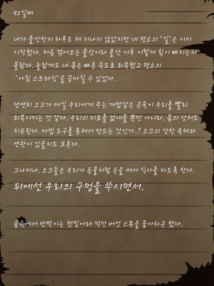 Sage Lavinia's Last Note ~ In the ruin of orc fort ~