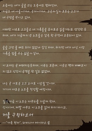 Sage Lavinia's Last Note ~ In the ruin of orc fort ~ Page #123