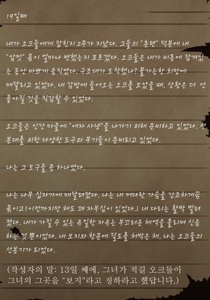 Sage Lavinia's Last Note ~ In the ruin of orc fort ~ Page #54