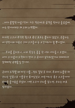 Sage Lavinia's Last Note ~ In the ruin of orc fort ~ Page #55