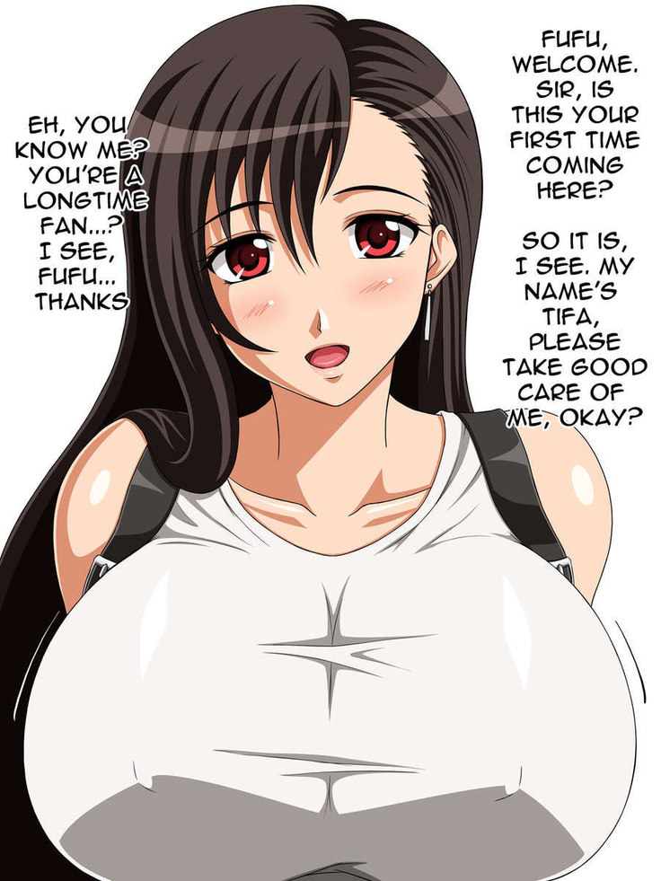 Soap-Girl Tifa and Flirting