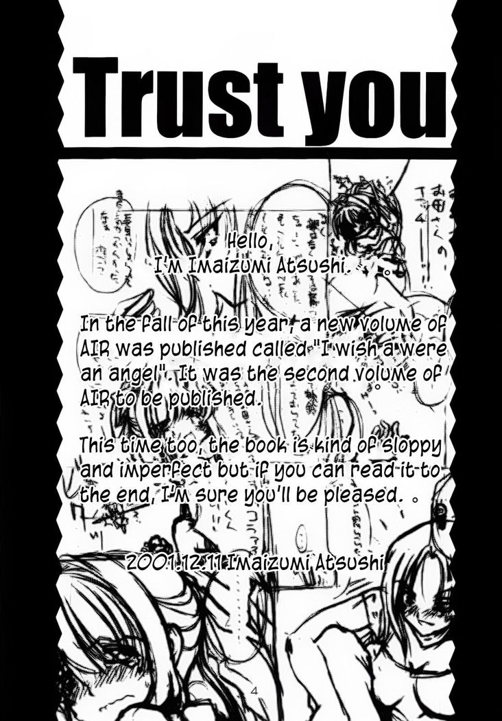 Trust you
