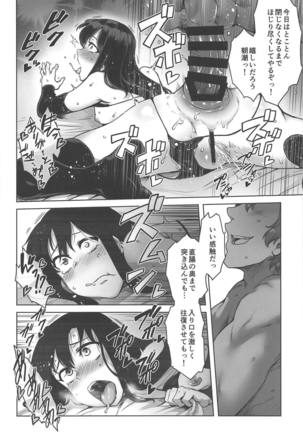 Anal Houshikan Asashio Shukuchoku Tantoubi Page #15
