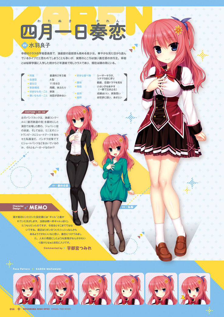 ワガママハイスペック　ビジュアルファンブック
