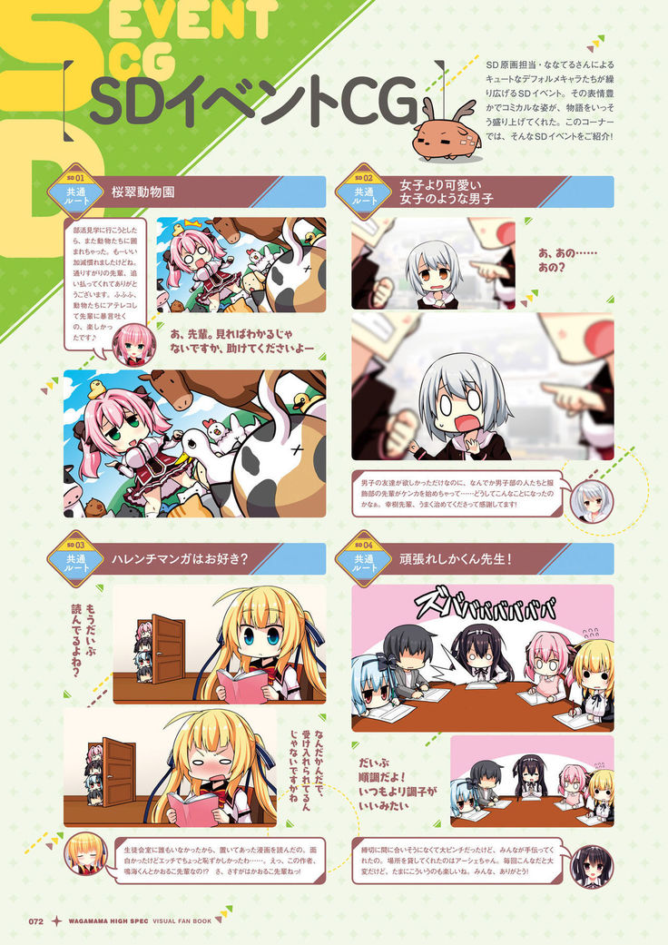 ワガママハイスペック　ビジュアルファンブック