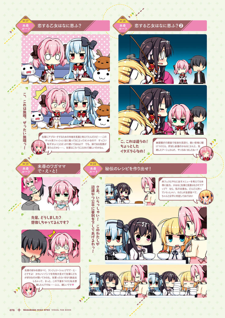 ワガママハイスペック　ビジュアルファンブック
