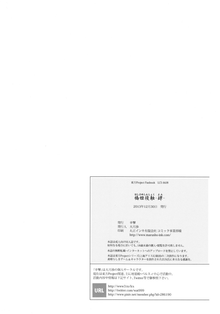 Hashihime Shinshoku -Yon-
