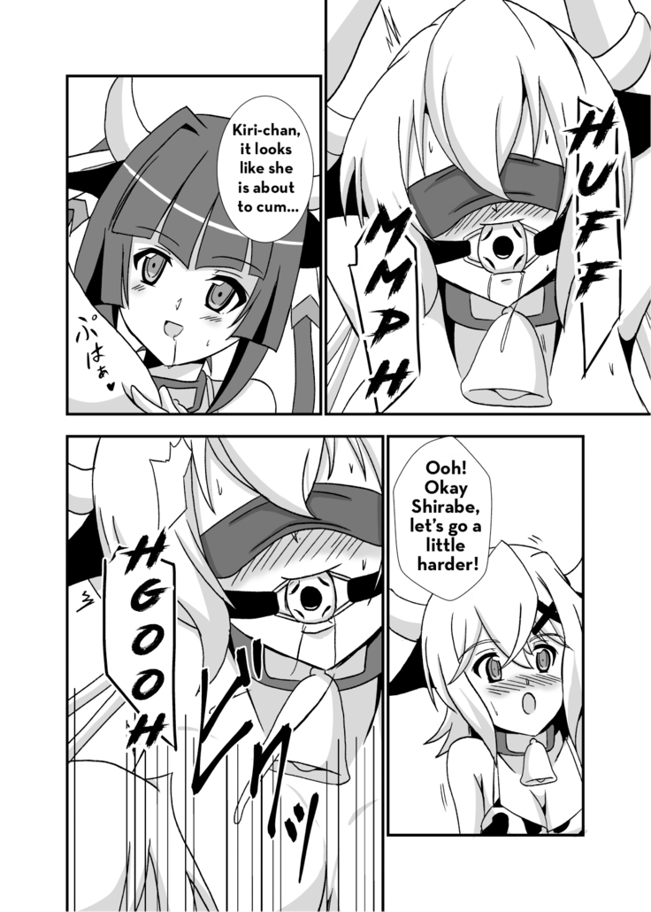 Kouhai-tachi ga Bakunyuu Senpai o Sakunyuu Choukyou Shitemita