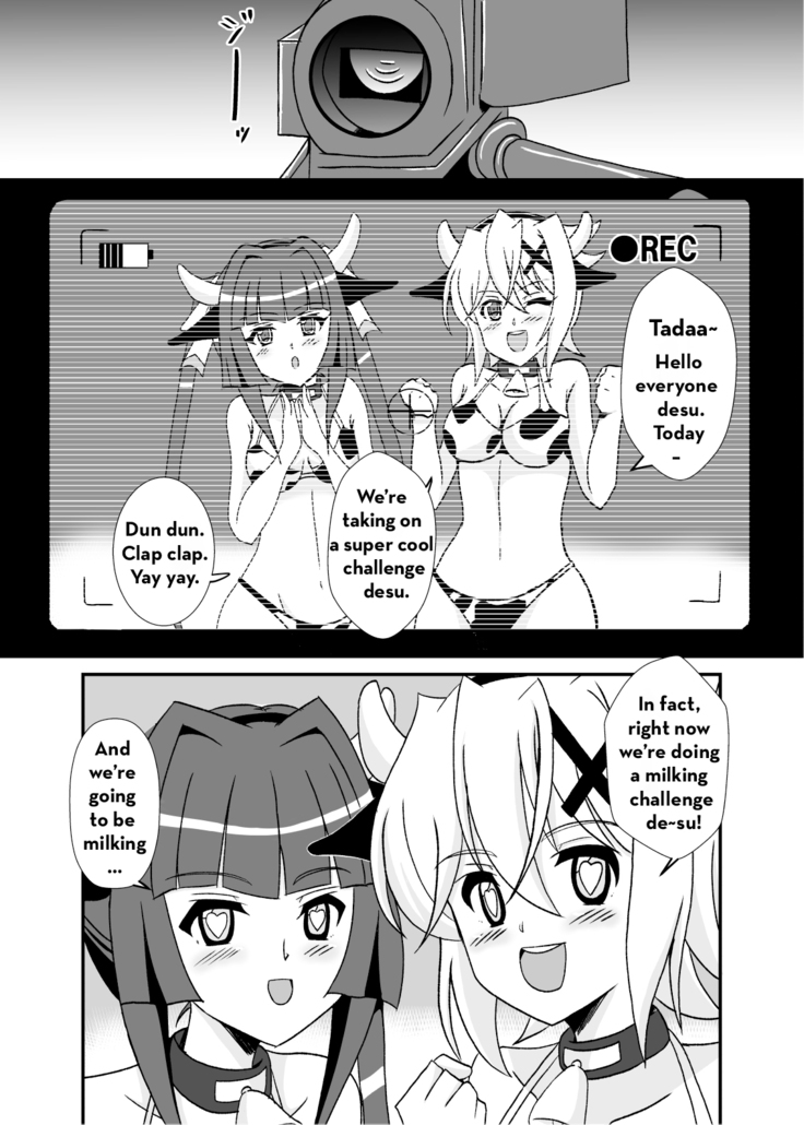 Kouhai-tachi ga Bakunyuu Senpai o Sakunyuu Choukyou Shitemita