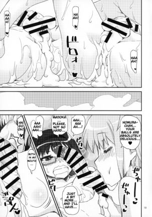 MadoHomu no Yu Puella Magi Dosukebe Onsen Gaiden | Puella Magi Sexy Hot Spring Spin-Off Page #18