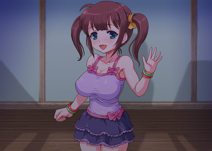 Hatsuikuzakari na Kyonyuu no Meikko o Tenazuke Inran Choukyou Suru Dokushin Oyaji