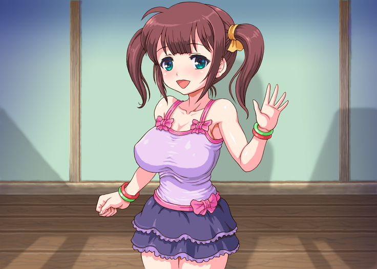 Hatsuikuzakari na Kyonyuu no Meikko o Tenazuke Inran Choukyou Suru Dokushin Oyaji