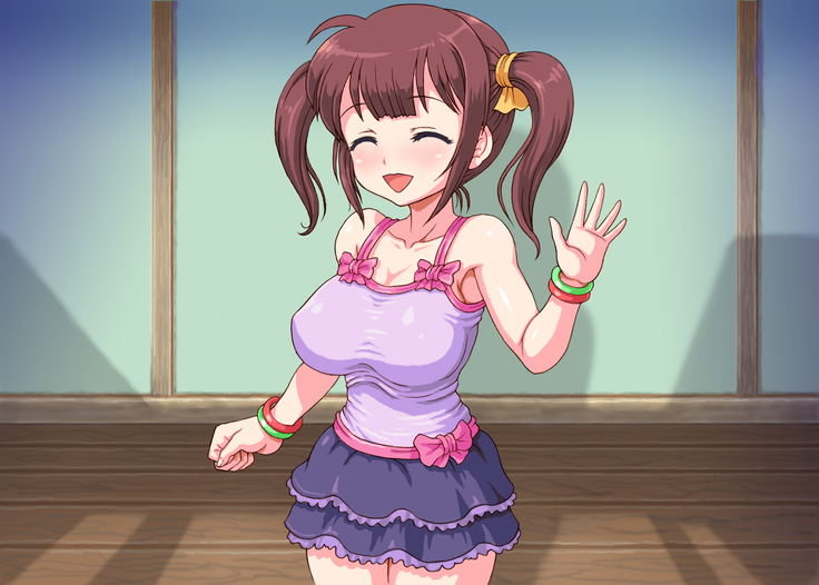 Hatsuikuzakari na Kyonyuu no Meikko o Tenazuke Inran Choukyou Suru Dokushin Oyaji