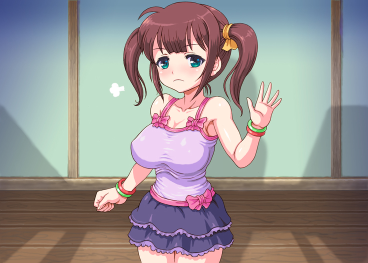 Hatsuikuzakari na Kyonyuu no Meikko o Tenazuke Inran Choukyou Suru Dokushin Oyaji