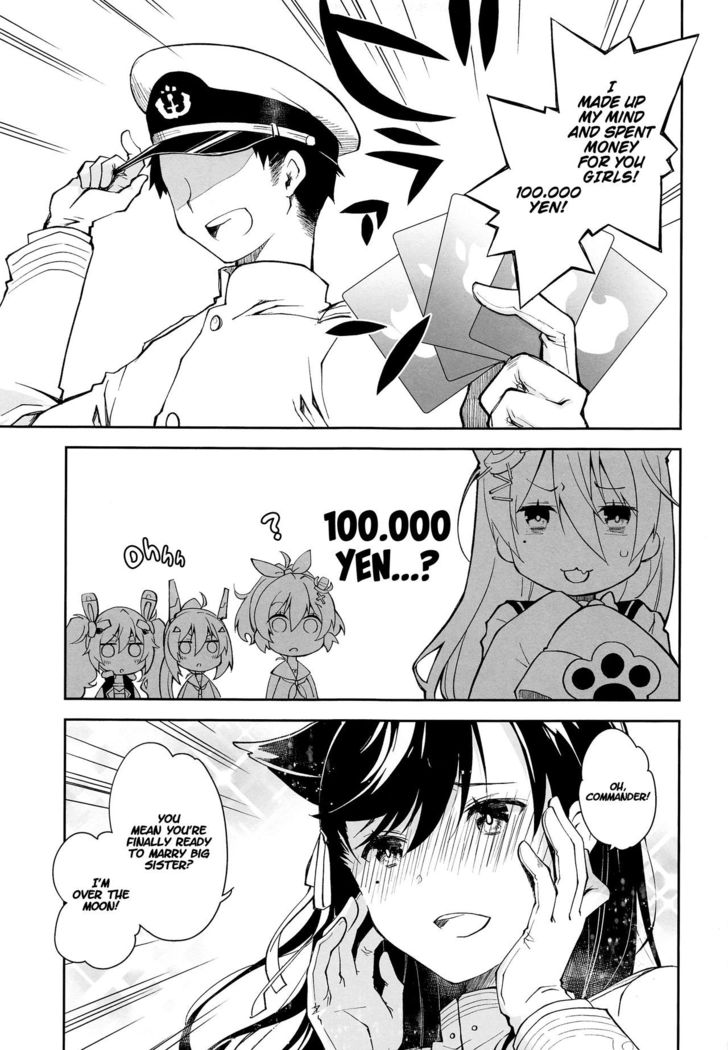 Kakin Shikikan, Fuku o Kau.