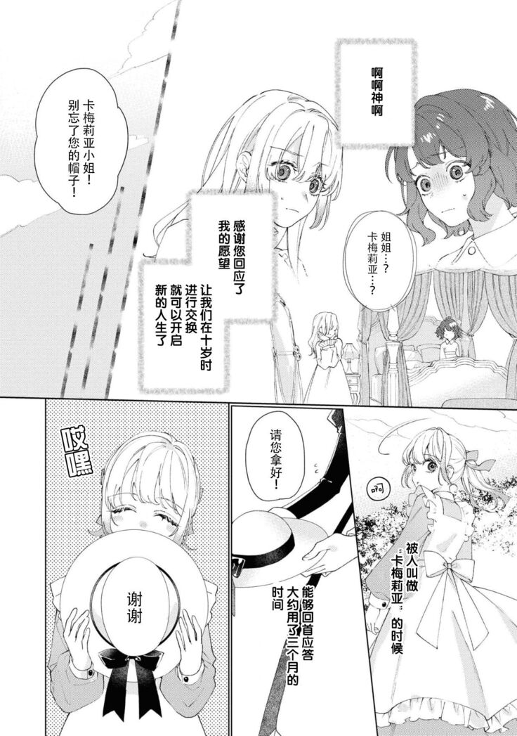 danzai sa reta imōto to jinsei chenji shita no ni, nazeka yandere otto ga morenaku tsuite kuru nodesuga. | 虽和被定罪的妹妹交换了人生、但病娇丈夫每时每刻都在粘我。