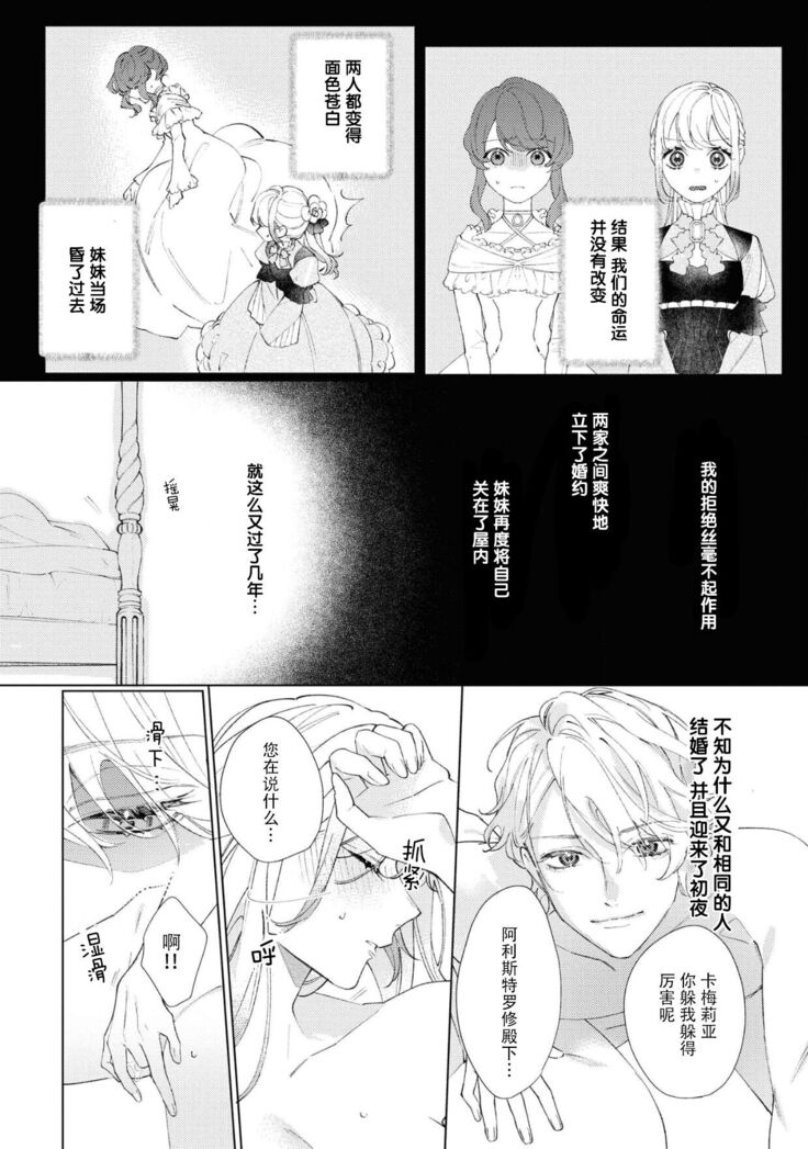 danzai sa reta imōto to jinsei chenji shita no ni, nazeka yandere otto ga morenaku tsuite kuru nodesuga. | 虽和被定罪的妹妹交换了人生、但病娇丈夫每时每刻都在粘我。