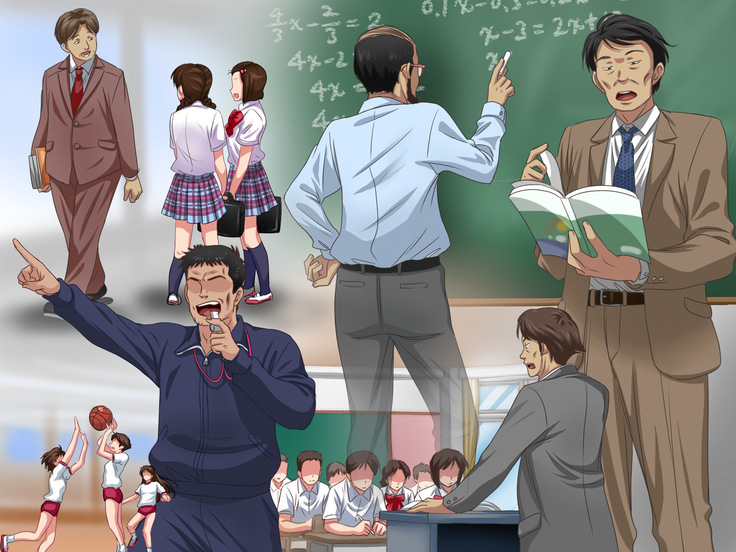 Gakuen Enkou Collection ~Sensei-tachi no Okane to Semen Ippai Shiboritotte Ageru~