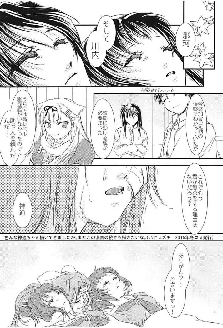 Jintsuu-chan to Teitoku-san no Kyuujitsu Ni