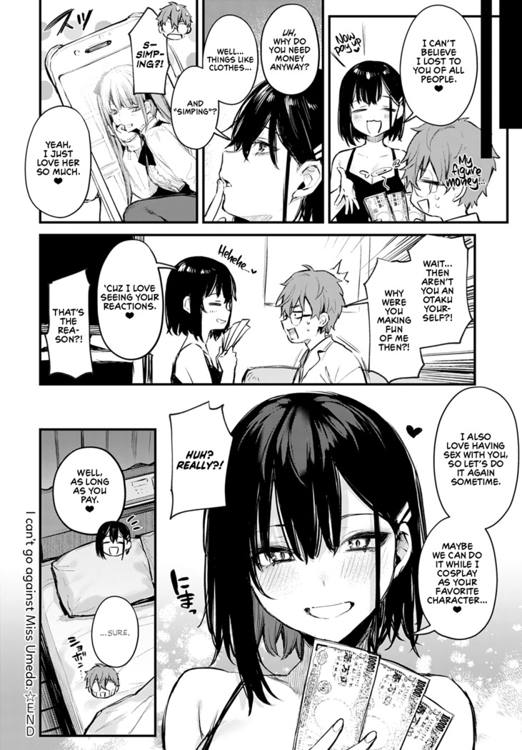 Boku wa Umeda-san ni Sakaraenai | I Can't Go Against Umeda-san