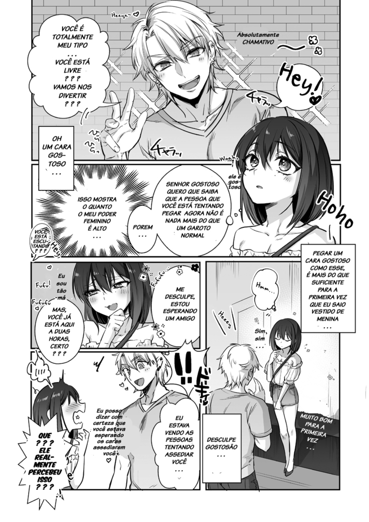 Shoshinsha Josou Danshi ♂ o Mesuochi Sasetemita!