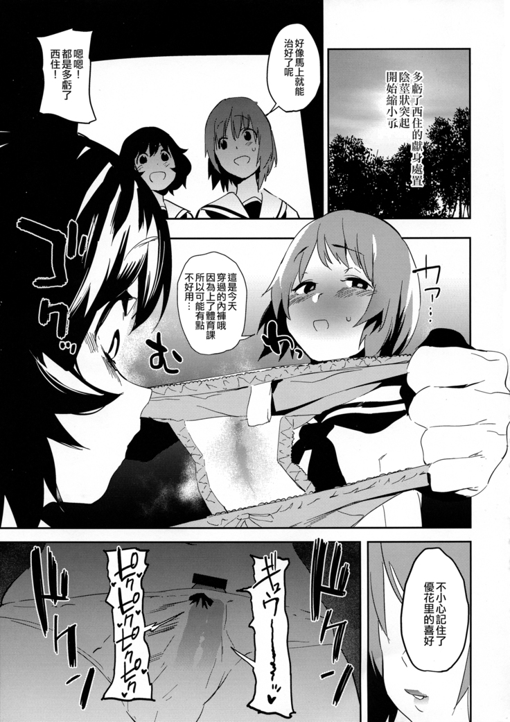 Futanari Akiyama-dono ga Nishizumi-san de Panzer High!!