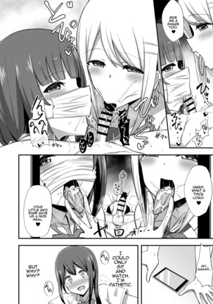 Fuuki no Haiboku -Dosukebe JK Gal Combi no Otouto Netori- | Morality's Downfall -Little Brother Stolen by Lecher JK Gyaru Duo- - Page 14