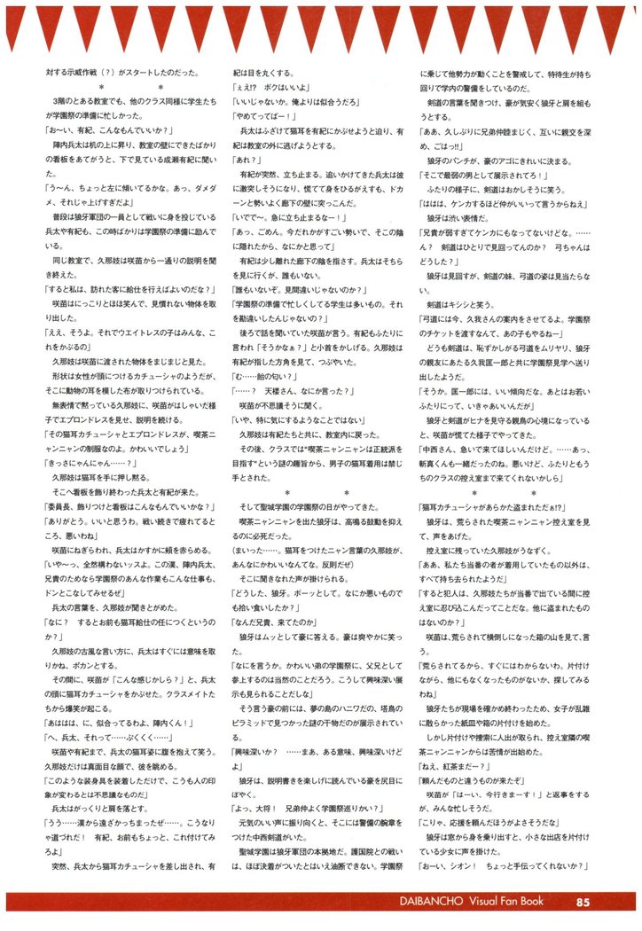 大番長 visual fan book