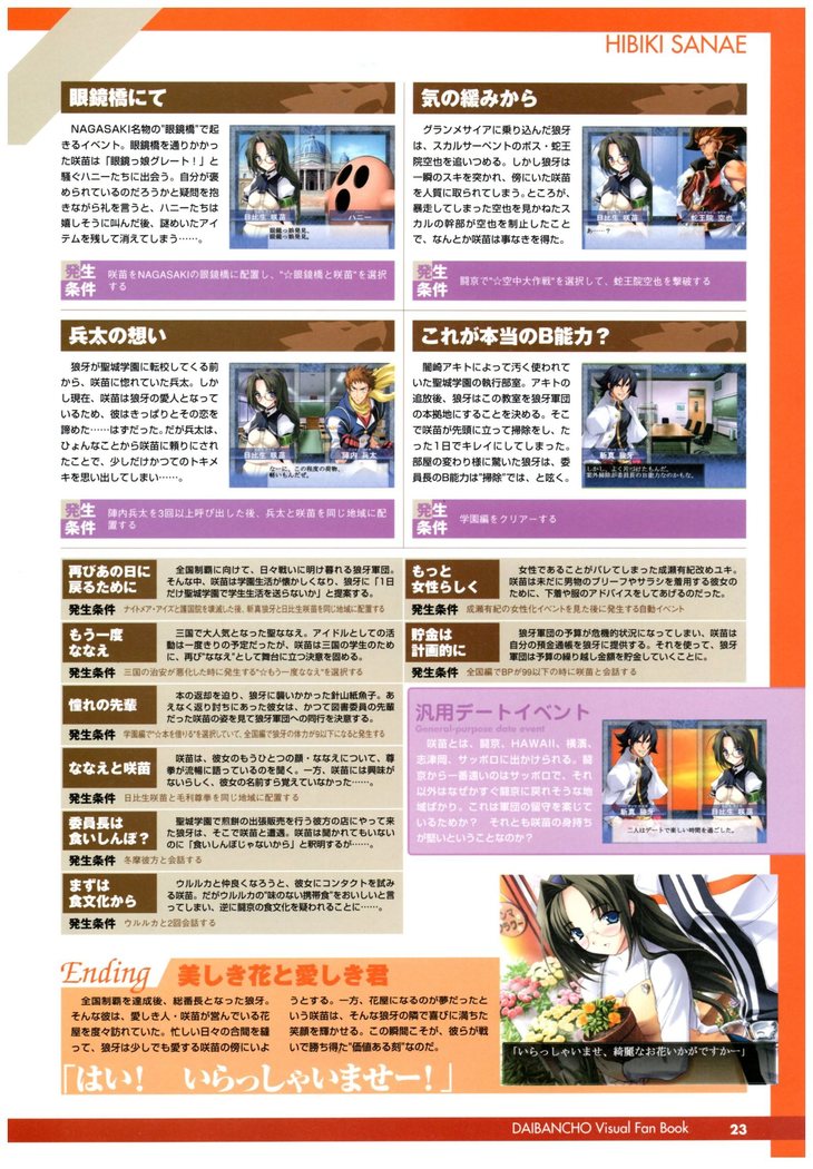 大番長 visual fan book