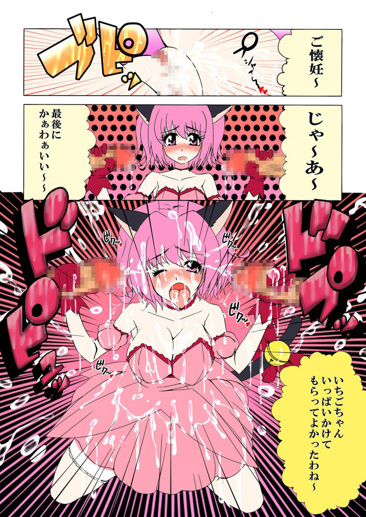 Tokyo ●ew mew fuji● zakuro to momo● ichigo o damashite AV satsuei