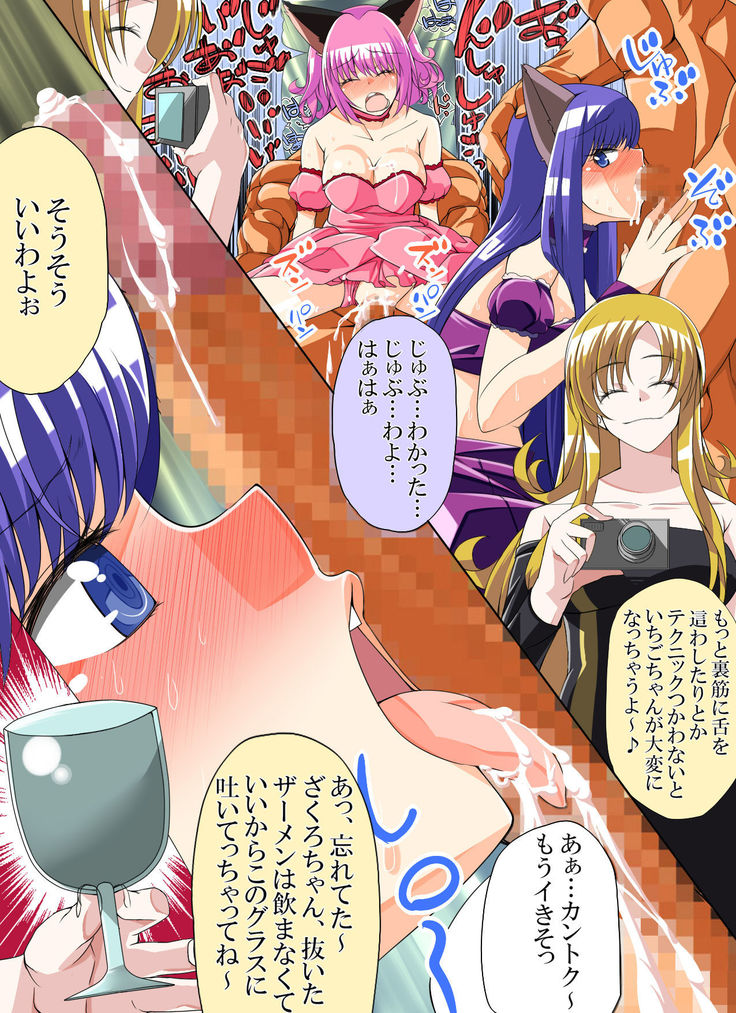 Tokyo ●ew mew fuji● zakuro to momo● ichigo o damashite AV satsuei