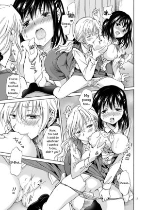 OL-san ga Oppai dake de Icchau Manga | Office Lady Cumming Just From Getting Tits Groped Manga - Page 13