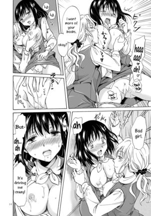 OL-san ga Oppai dake de Icchau Manga | Office Lady Cumming Just From Getting Tits Groped Manga - Page 14