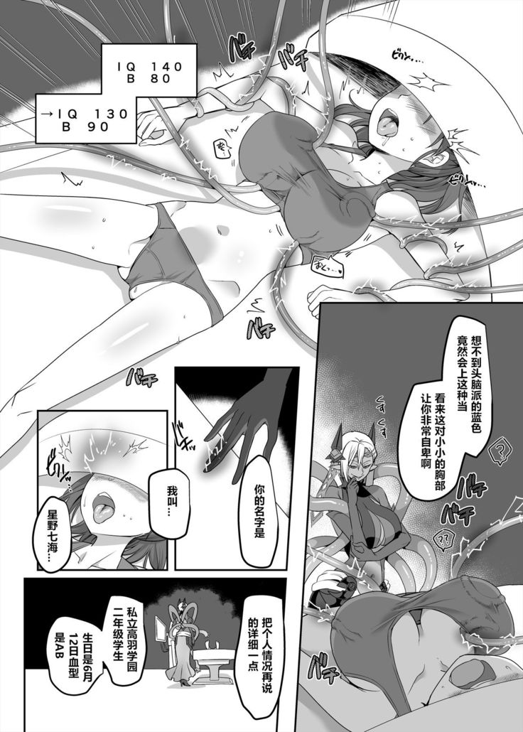 Henshin Heroine Team no Zunouha de Majime de Hinnyuu no Blue