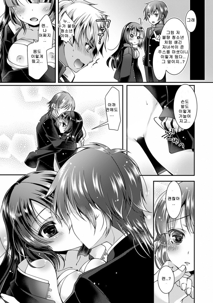 Gakuen Saikyou no Yankee ga Nyotaika!? ~Omaera Ore no Chichi... Mondenja nee!!~ 1