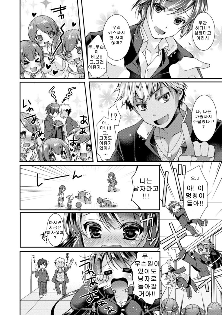 Gakuen Saikyou no Yankee ga Nyotaika!? ~Omaera Ore no Chichi... Mondenja nee!!~ 1