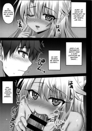 Kuro ga Monohoshigao de Maryoku Sakushu Shite Kuru Hon - Page 6