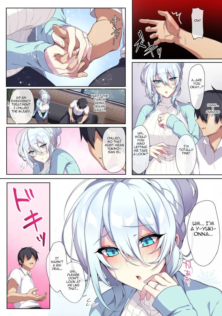 Hitozukiai Ga Nigate Na Miboujin No Yukionna-San To Noroi No Yubiwa