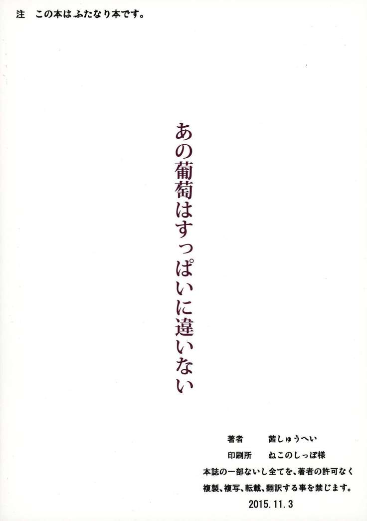 Ano Budou wa Suppai ni Chigainai