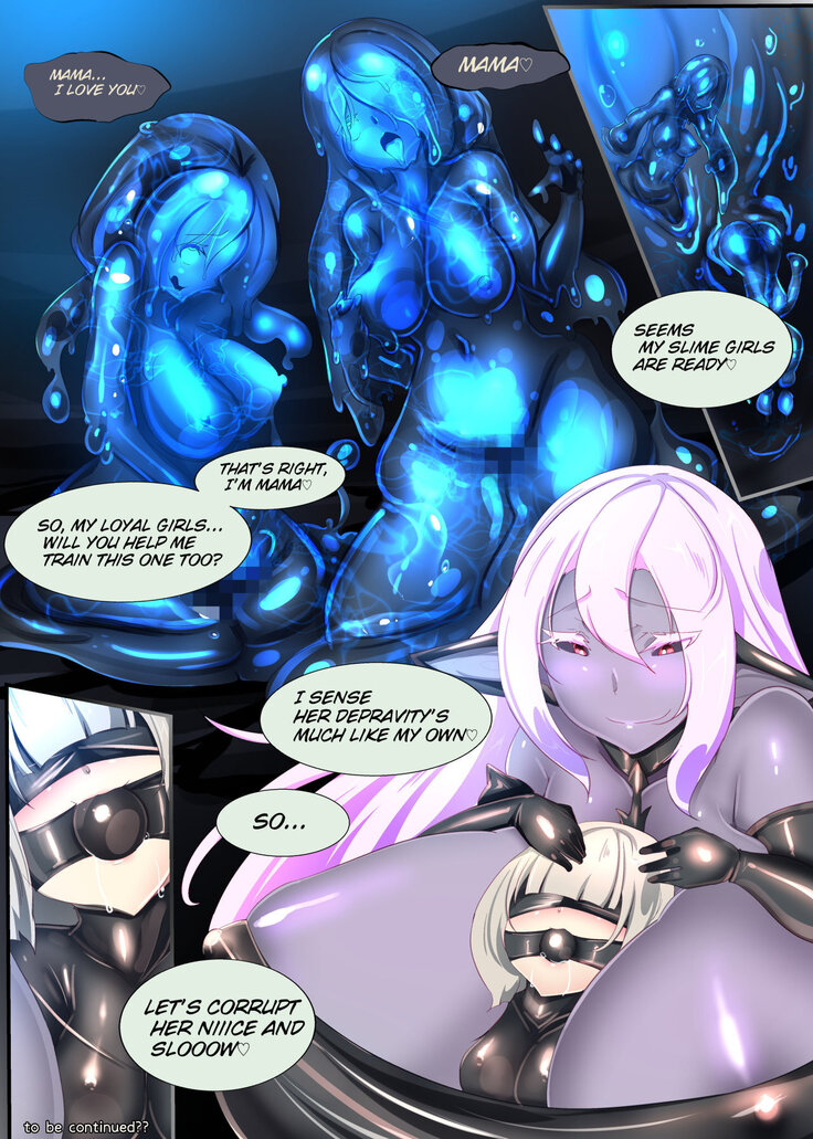 クールな女騎士に転生した元マゾ少女がねんがんの淫魔堕ちするまんが