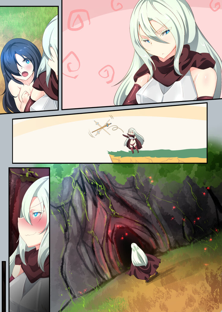 クールな女騎士に転生した元マゾ少女がねんがんの淫魔堕ちするまんが