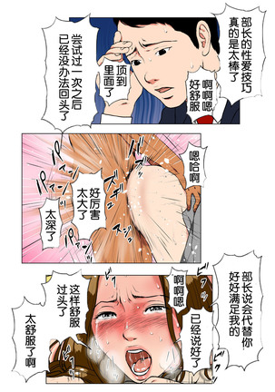 Shin, Boku no Tsuma to Kyokon no Moto AV Danyuu Buchou【不可视汉化】 Page #82