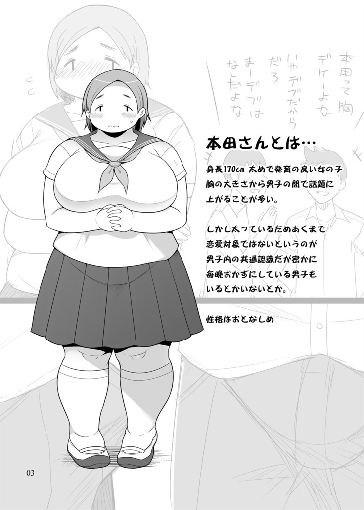 ぽちゃオナペット本田さん 妄想編